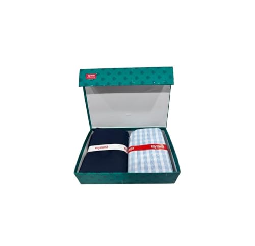 Image of Raymond Men's Premium Shirt & Trouser Fabric Combo | Unstitched Cotton Blend | Formal & Office Wear Fabric Set