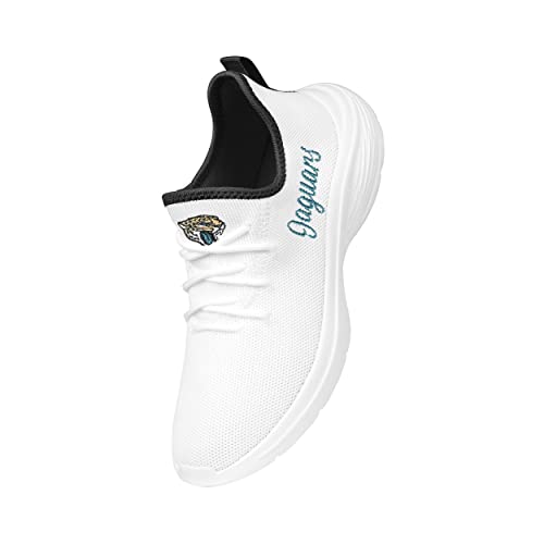 Image of FOCO NFL Womens NFL Team Logo White Athletic Shoes Sneakers