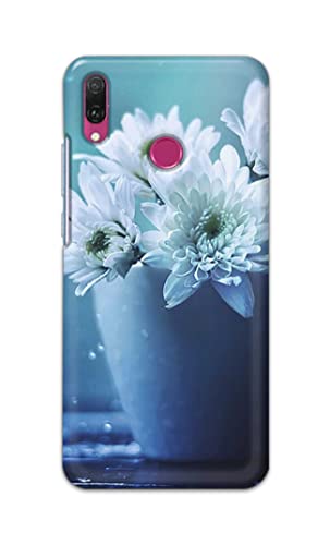 Image of PRINTFIDAA Flowers in The Glass On The Table Printed Designer Hard Back Case Cover for Huawei Y9 (2019), JKM-LX1, JKM-LX2, JKM-LX3, JKM-AL00 /JKM-TL00 -(TI) MVN1002