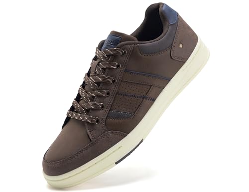 LANGDU Zapatillas Hombre Zapatos Vestir Casual Calzado Running Sneakers Deportivas Transpirables Zapatilla Moda Tamaño 41 46EU (41EU,Azul parduzco 05)