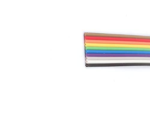Cable plano IDC de 10 pines 3 m arcoíris miniatura 2