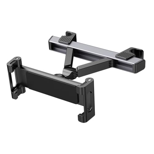 KALLORY Car Headrest Phone Holder Adjustable Tablet Mount for Backseat Material Non- Design for Tablets and Phones Vehicles