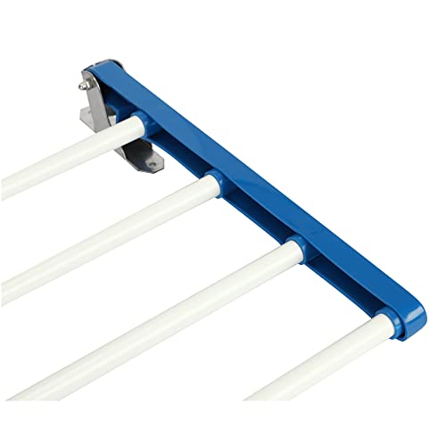 Image of Dhani Creations Heavy Duty Steel Foldable Wall Mounted Cloth Dryer | Clothes Drying Stand | Clothes Hanger (4 Pipe X 24 inches)(Alloy Steel)