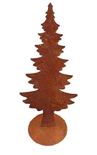 Tannenbaum ca. 80 cm aus Metall Edelrost Rost Weihnachten Deko Weihnachtsbaum