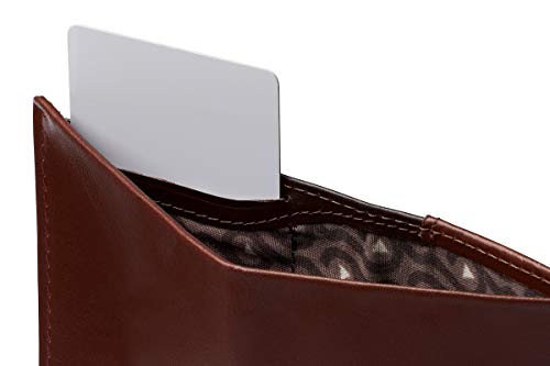 Bellroy Note Sleeve, Cartera de Piel Slim, edición con protección RFID Disponible (Máx. 11 Tarjetas, Efectivo y Monedas) - Cocoa - RFID