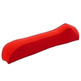 王様の背中枕 (本体) (レッド) ゴロンと寝転ぶだけで背中を伸ばすことができるストレッチ枕(クッション)