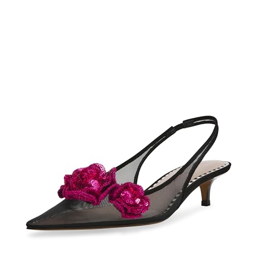 Betsey Johnson Womens AURORRA Applique Slingback Heels - Main Image