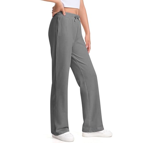 Girls Sweatpants Straight Leg Pants High Waisted Yoga Pants Baggy Joggers Casual Workout Pant Fahion Fall Clothes3