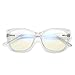 Produktbild Brille mit Blaulichtfilter,Cat Eye Anti Blaulicht Brille Frauen Lady Frame Flexible Brillen Transparente reflektierende Gaming Brille