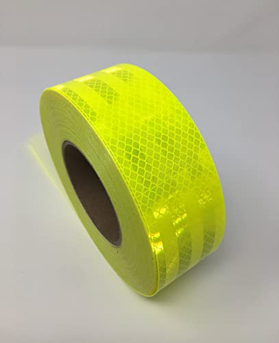 Safe Way Traction 2" x 150' Roll 3M Fluorescent Yellow Green Reflective Safety Tape 983-23