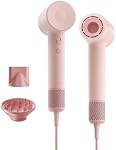 Laifen Hair Dryer SE 2, 200 Million Negative Ionic Blow Dryer with Child Mode and 108,000 RPM Brushless Motor, 1400W Powerful Fast Drying High-Speed Low Noise Hairdryer with Magnetic Attachments, HD130
