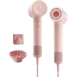 Laifen SE 2 Diffuser Hair Dryer for Women, 21.5m/s Air Speed, Pink | Frizz Control, Heat Protection, Perfect for Sleek Styling, Diffuser for Curling & Wavy Hair, 5 Modes & 2 Airspeeds, Low Noise