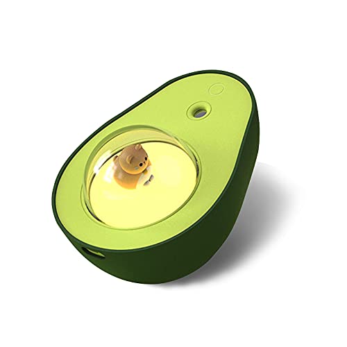 Deelessgz超音波式 加湿器 最新型 210ml 小型 子猫の常夜灯 暖かい光 超繊細ミスト USB 充電式 除菌 乾燥防止 ホーム 寝室 部屋