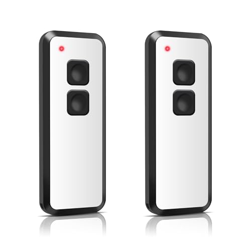 Ersatz für Novoferm Handsender 433 92MHz 2 Kanal TM15910001150 Fernbedienung Kompatibel mit Novotron 522 524 502 MAX43-2 512 Mix 43-2 2 Kanal 2er Pack
