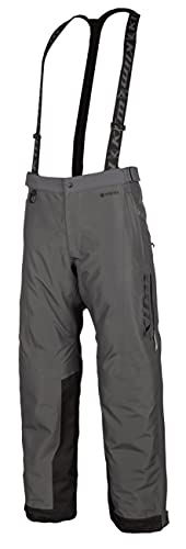 KLIM Kaos Winter Snowmobile Pants Men's Large Asphalt - Black