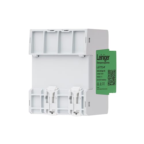 Leiniger/Überspannungsschutz/Überspannungsableiter / 4-Polig/geprüft nach VDE, Klasse I+II, Typ 1+2 (B+C), hoher maximaler Ableitstrom von 50 kA/Hauptverteilungsschutz, PV-Schutz