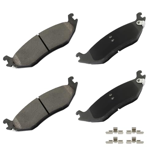 Image of cciyu D898 Rear Ceramic Disc Brake Pads Kit For Dodge For Durango 2004-2006,For Dodge For Ram 1500 2002-2006
