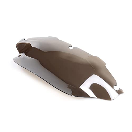 Image of 8 inch Wave Tint Windshield Windscreen Compatible for 1996-2013 Harley Davidson Touring Street Glide Electra Glide FLHT FLHTCU Ultra Classic Glide FLHX FLHTK Tri Glide 96-13