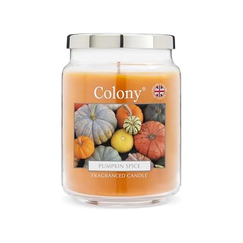 Colony Pumpkin Spice Large Jar Candle 100hrs Cover