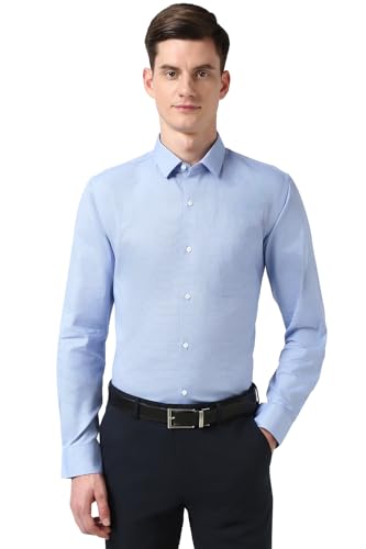 Image of Peter England Mens Polycotton Slim Fit Shirt
