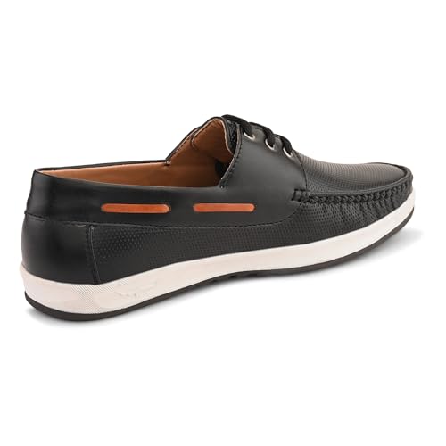 Image of Centrino Driving Loafers for Man | Shoes for Men Stylish | Casual Slip-On Moccasins | Cushioned Insole | Lightweight Comfortable Mens Loafer Shoes | Hand-Stitched Design | Slip On Shoes for Man Outings (9494)