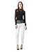 HUE womens Ultra Soft High Waist Denim Leggings Pants, White, Large US