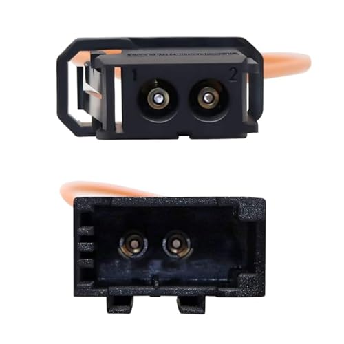 Image of SecosAutoparts A pai Most Fiber Optic Optical Loop Bypass Female & Male Adapter Universal Connector for Radio and Audio Compatible with BMW VW Audi Mercedes Porsche
