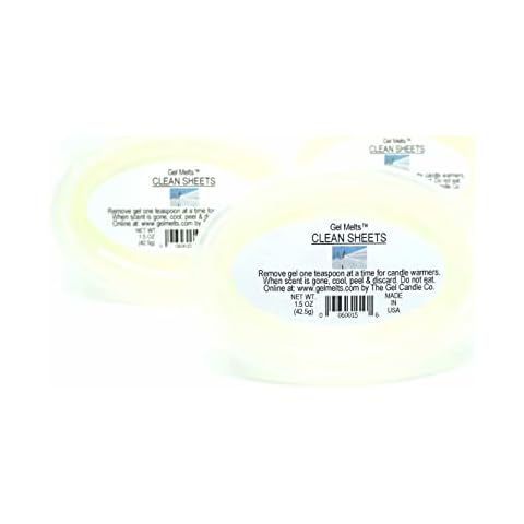 CLEAN SHEETS Aroma Gel Melts For Warmers And Burners By The Gel Candle Company PEEL, MELT AND ENJOY Cover