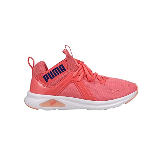 PUMA Puma Enzo 2's Running Shoe, Sun Kissed Coral White, 5.5 US Unisex Big Kid