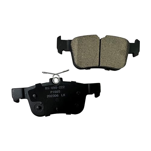 IBESTWOLF Front and Rear Ceramic Brake Pads for 2013-2020 Ford Fusion for 2013-2020 Lincoln MKZ, Disc Brake Pad Replacement Kit P-1653 P-1665 by IBESTWOLF - Image 5