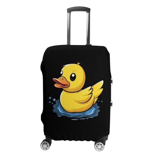 Duck Travel Luggage Cover Washable Suitcase Protector Baggage Covers for Women Men S