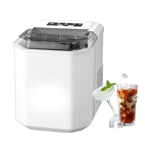 Máquina de hielo portátil con autocleaner 12kg/24h