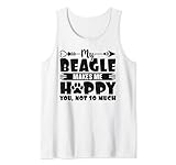 Photo Gallery my dog makes me happy dog owner beagle canotta Photo Gallery my dog makes me happy dog owner beagle canotta