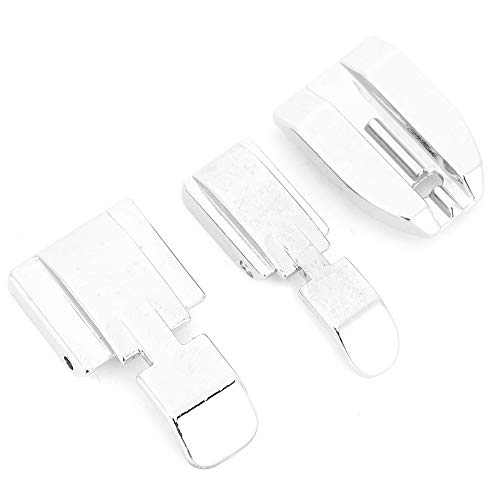 3 Piezas Pie Prensatela Invisible Acero Inoxidable miniatura 6