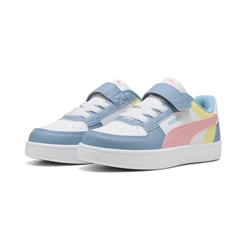 PUMA Kinder Caven 2.0 Block Sneakers 32, White Pinkscape Cool Blue Pink PUMA Kinder Caven 2.0 Block Sneakers 32, White Pinkscape Cool Blue Pink