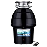 Eco Logic 10-US-EL-9-3B 3/4 Horsepower Garbage Disposal with Removeable Splash Guard, Attached Power...