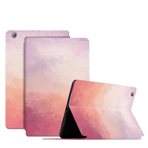 DayQiQiPu Funda para Huawei MediaPad M3 Lite (8,0 Pulgadas, Modelo: CPN-W09/L09/AL00) Acuarela Pintura Patrón PU cuer, Carcasa Tableta Flip de Soporte ultradelgada Con Auto Reposo/Activación,02