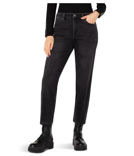 Liverpool Women's Liv Mid-Rise Relaxed Jeans with Fashion Seaming 28'' Inseam