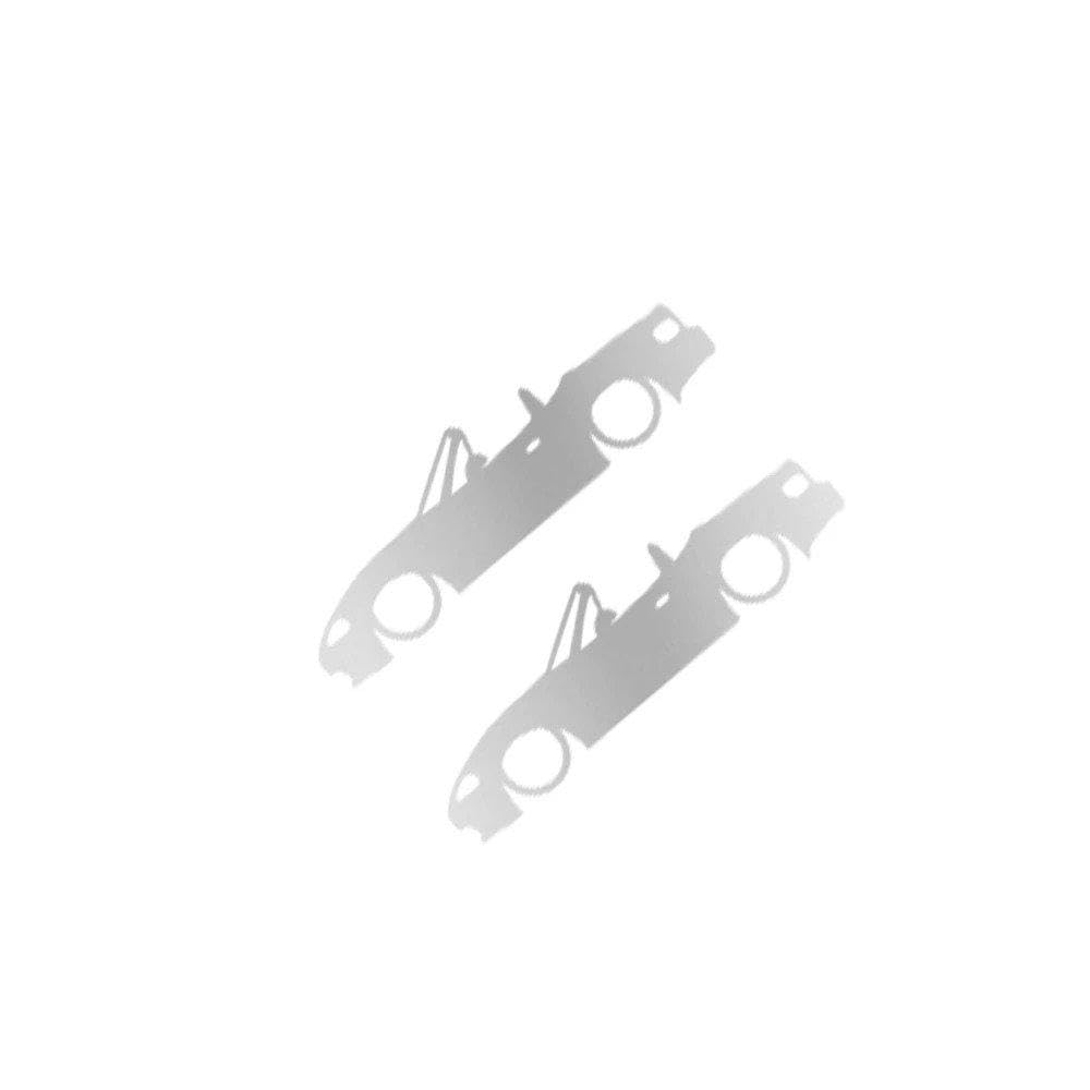 for Mazda MX-5 MX5 Sport Styling Decor Decals Car Outline Sticker(Matt Sliver,20x5.6cm)