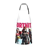 [RFSHOPD] フォートナイト エプロン レディース エプロン メンズ 防水 シワになりにくい 男女共用 無地 おしゃれ シンプル 無地 撥水ノンアイロン 家庭用 汚れにくい シワ防止 70cm×84cm