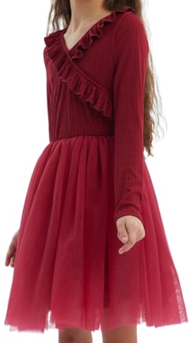 Robe de cérémonie fille Mika en tulle à volants pour de précieux souvenirs