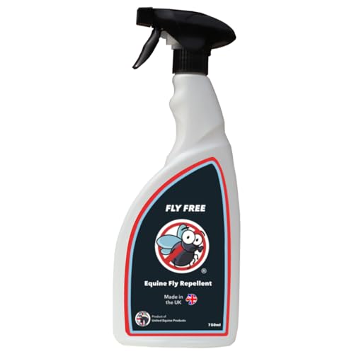 Equine Fly Repellent 750ml Spray for Horses Effective Insect Protection Against Horse Flies Midges & Biting Insects Long-Lasting & Skin-Gentle