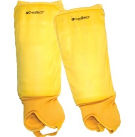 Cranbarry Deluxe Field Hockey Shin Guards - Bright Gold