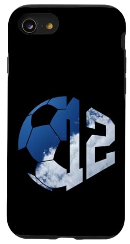 NUMBER 12 YEARS FOOTBALL 12TH BIRTHDAY �X�}�z�P�[�X iPhone SE (2020) / 7 / 8 �p