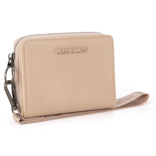 Image of Montana West Small Wallet for Women Female Ladies with a Detachable Wristlet Women's Wallet with Rfid Blocking Lining Minimalist Lightweight & Easy to Carry