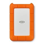 LaCie Rugged USB-C 2TB — shock‑resistant, USB‑C Portable External Hard Drive, 2.5‑inch, for Mac & Windows — Rescue Data Recovery included
