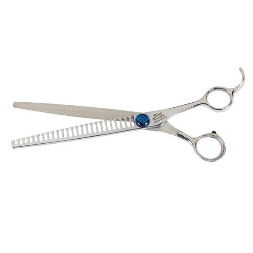 Image of Geib Cobalt Steel Small Pet Blue Breeze 26-Tooth Supercutter Shears, 8-1 /2-Inch