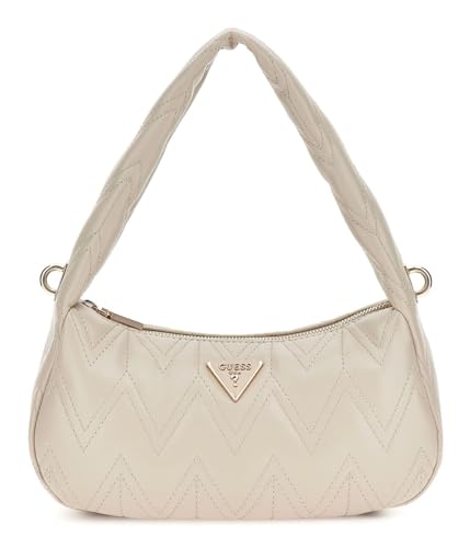 Sac GUESS Eda Top Zip Shoulder Bag Taupe avec fermeture zippée