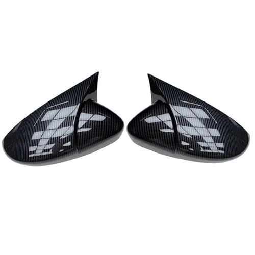 Coques de rétroviseurs Golf 6 MK6 R VI 2009-2013 aspect carbone en lot de 2