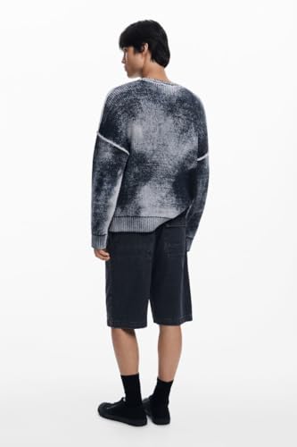 Pull homme Desigual manches longues pull en tricot plat regular - 4